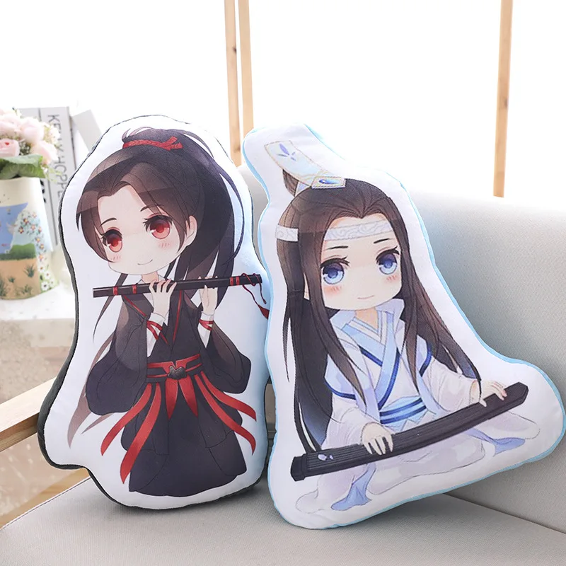 Giancomics 50 см Mo Dao Zu Shi Wei Wuxian Lan Wangji плюшевая гуманоидная Подушка валик Grandmaster Demonic