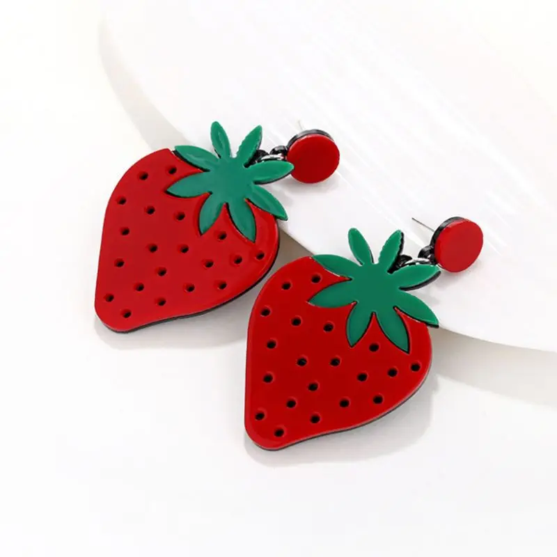 

Fruit Ear Stud Creative Earrings Fashion Lemon Tomato Women Girls Jewelry Gifts