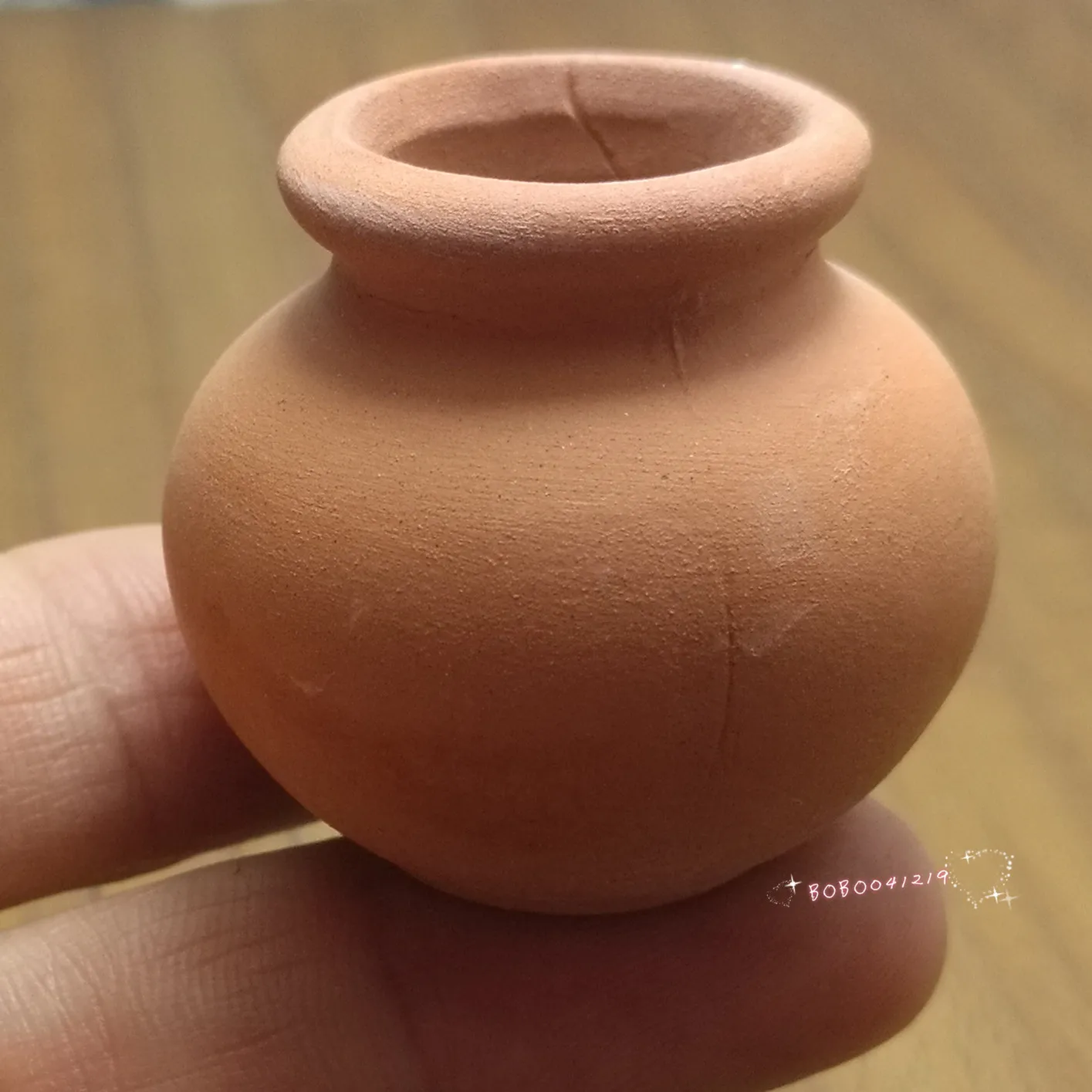 

Dollhouse Miniature 1:12 Toy Garden Porcelaine Flower Pot Jar Height 3cm SPO744