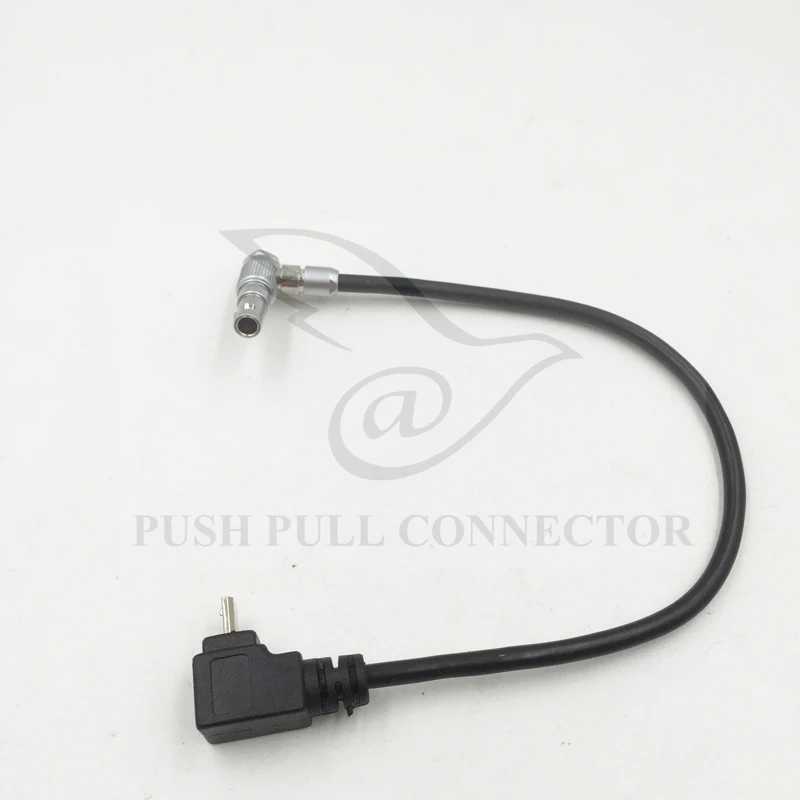 LEMO 00 разъем FHG.00.302 под прямым углом вниз Micro USB кабель FHG локоть 2 контактный