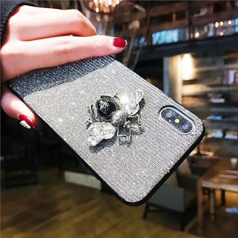 bling bling luxury cute iphone 6 6s 7 8 plus x xr xs max case  (18)