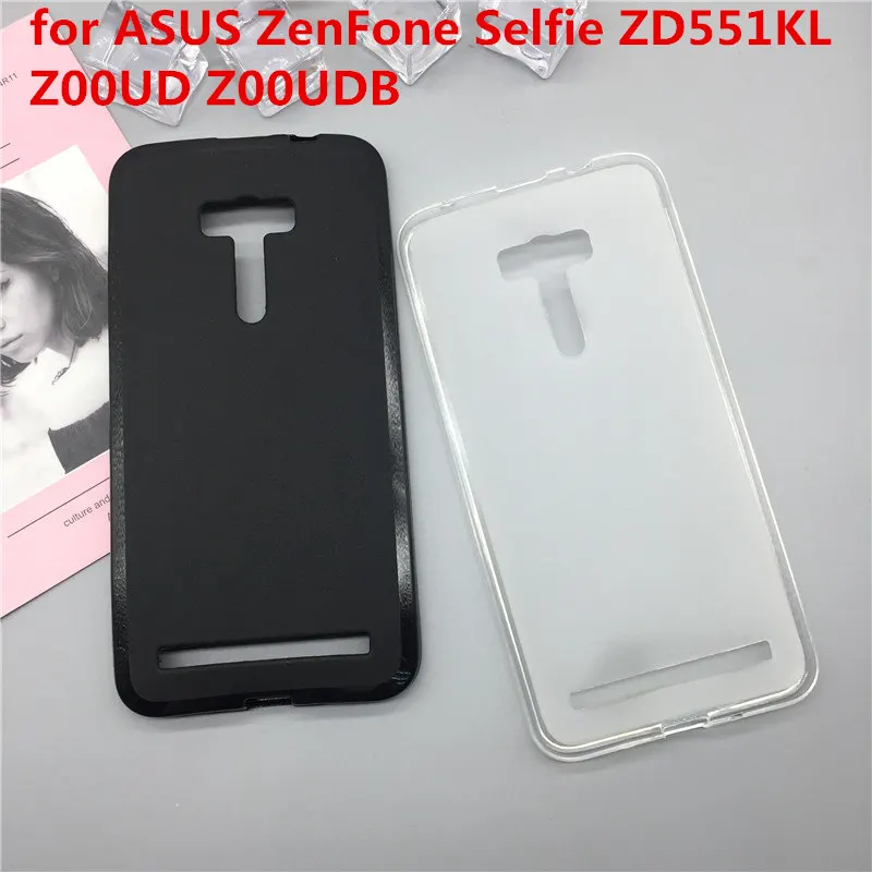 

Original TPU Phone Case Covers for ASUS ZenFone Selfie ZD551KL Z00UD Z00UDB Matte Soft Silicone Back Cover Cases Capa Funda Para