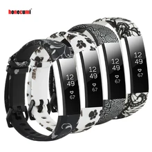 Honecumi For Fitbit Alta HR Band Various Patterns Wrist Strap for Fit bit Alta Replacement Watch Bands for Hr Alta Bracelet 4PCS