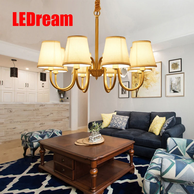 

All copper lamp contracted sitting room the bedroom lamp droplight