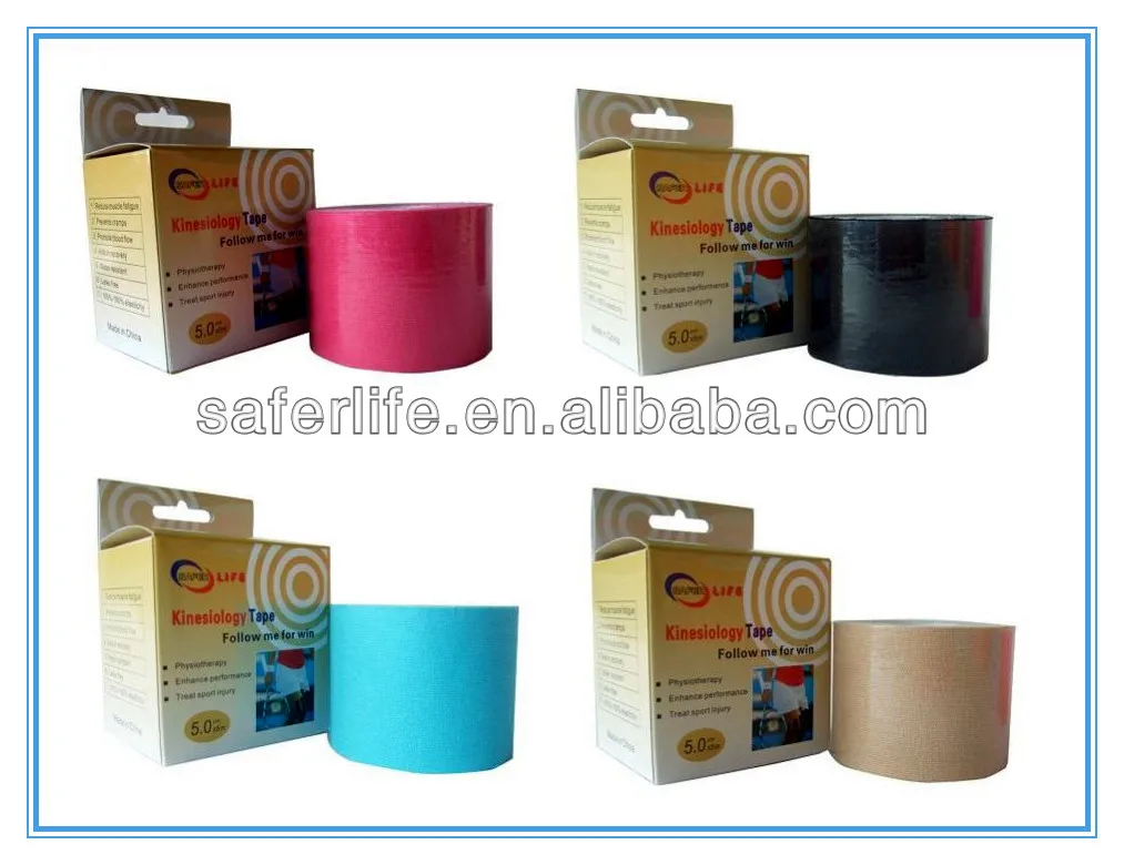 

10% Off discount 5cm x 5m Elastic Sports kinesiology cotton athlete muscle tape