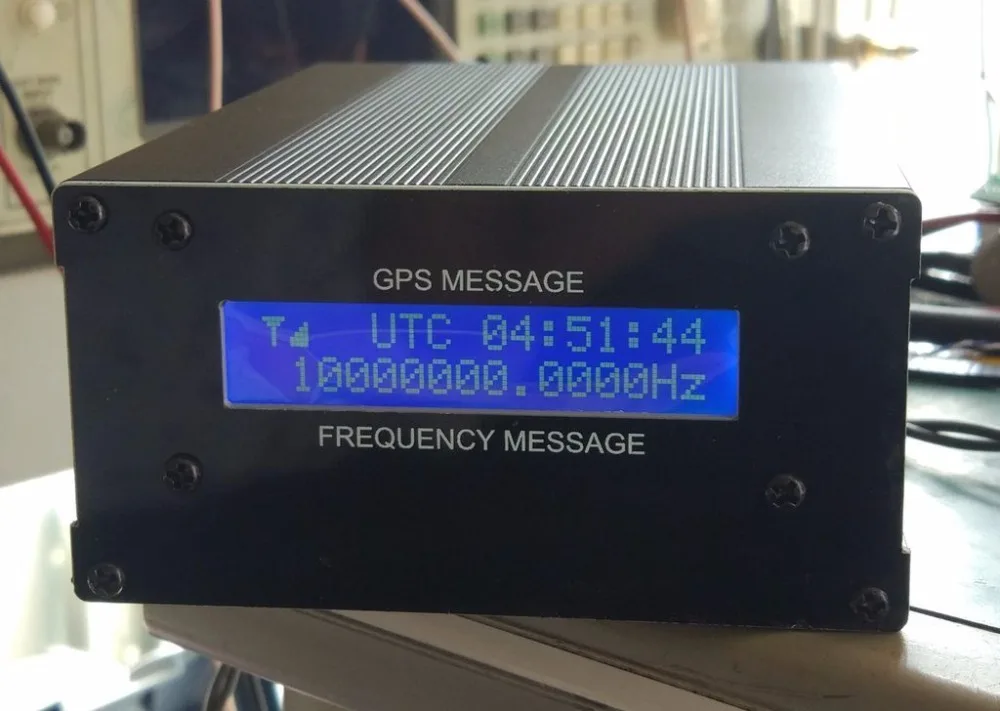 Gps DO gps часы 10 м Синусоидальная волна с ЖК-дисплеем частотное сообщение gps disciplминированный осциллятор+ антенна+ Мощность