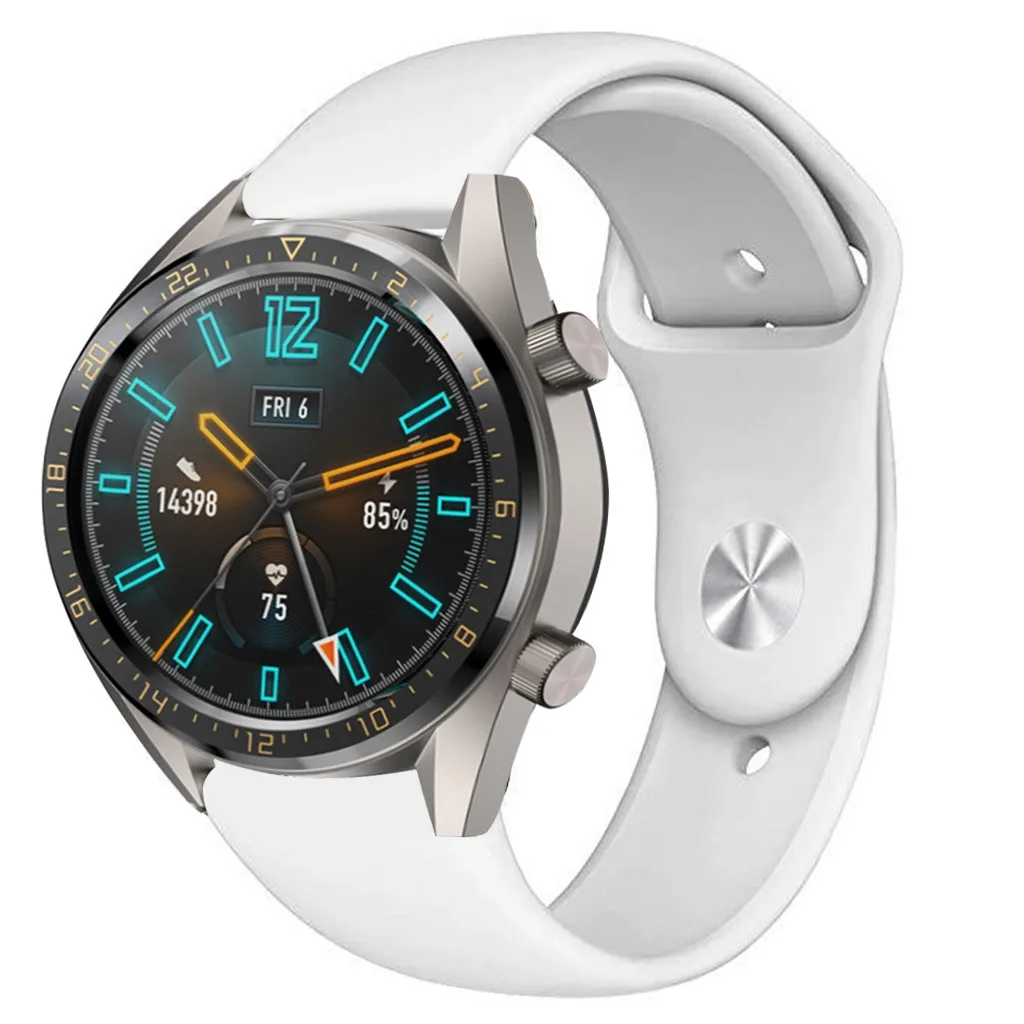 Ремешок силиконовый для наручных часов Huawei Watch GT мужчин и женщин сменный Браслет