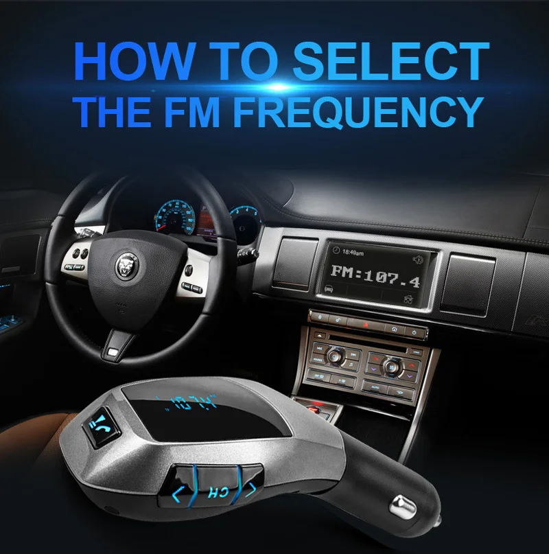 Bluetooth громкой связи беспроводной Авто FM передатчик модулятор G7/aux автомобильный