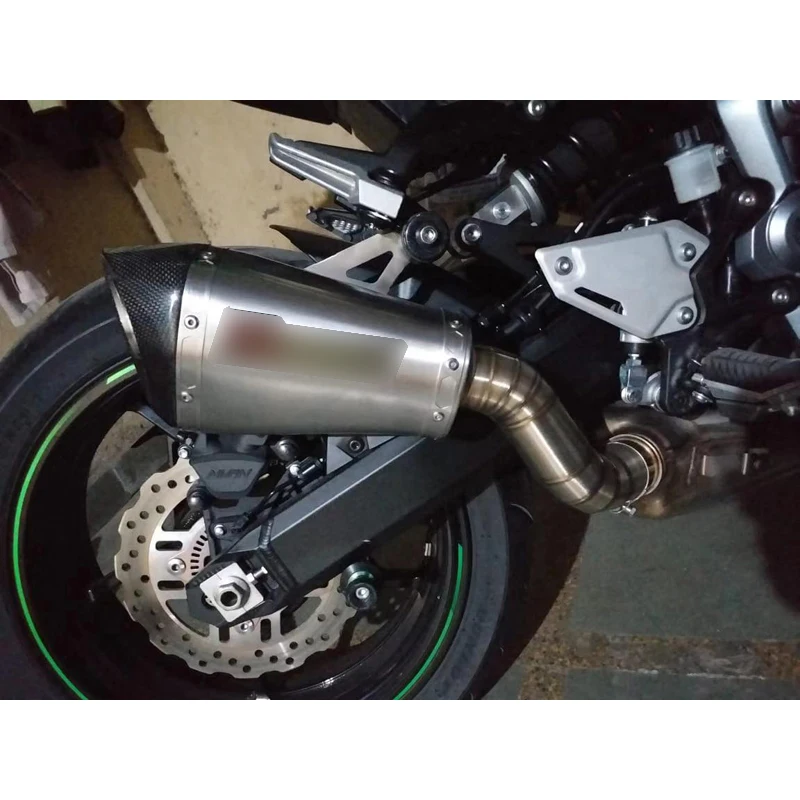 Мото-модифицированный силп на Kawasaki Z900 мотоцикл Средней соединительной трубы с выхлопными глушители трубы система глушителя