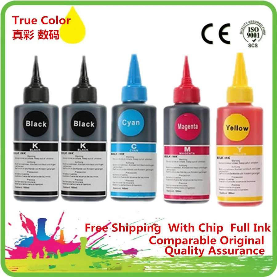 

Hot Sale Specialized Dye Refill Ink For Canon MG7240 MG5440 MX924 MX724 Inkjet Printer 5 Colors Suit For PGI450 CLI451