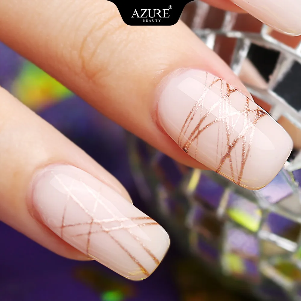 Azure Beauty 5 г металлический атласный гель для ногтей паук 11 шт./лот веб живопись
