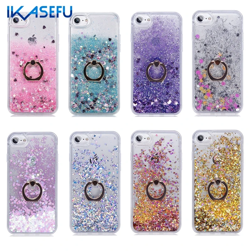 Phone Case for iPhone 7 4.7 Coque Sparkle Bling Glitter