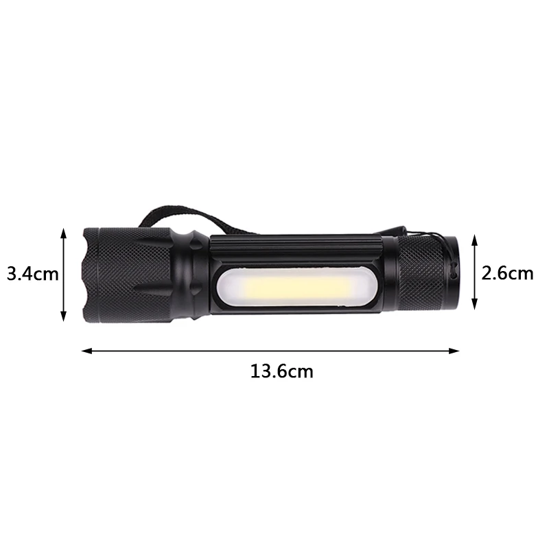 Z20 Litwod 1705B светодиодный фонарик 4000LM XM L T6/COB масштабируемый 4 режима алюминиевый
