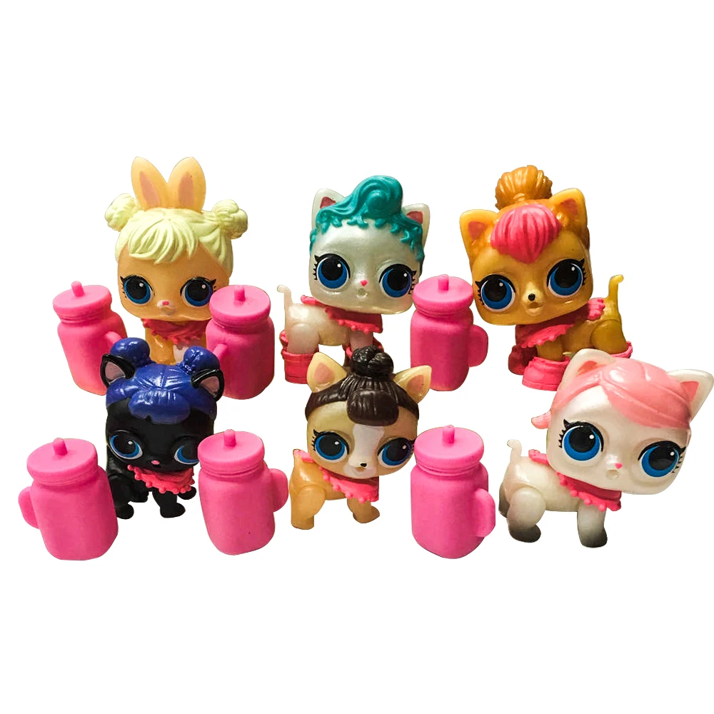 

6pcs/set Serie 3 Cartoon PVC Action Figure SURPRISE Pet Baby Doll Toys Kids Educational Toys Girl Birthday Gift Christmas