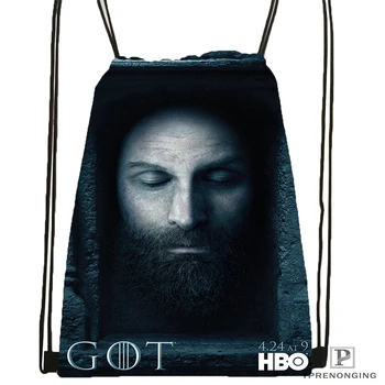 

Custom Game of Thrones Stark Drawstring Backpack Bag Cute Daypack Kids Satchel (Black Back) 31x40cm#180531-03-45