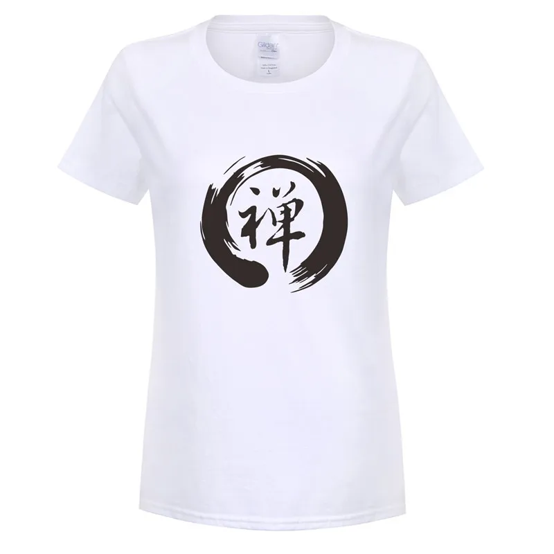 Omnitee Buddhism dhyana T Shirts Women Girls Buddha Tops Cotton Short ...