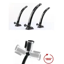 Cycling GoPro Helmet Mount Accessories Set Selfie Arm Surface Base 3M VHB Sticker for Gopro 5 3 4 Session SJCAM Xiaomi Yi 4K Cam