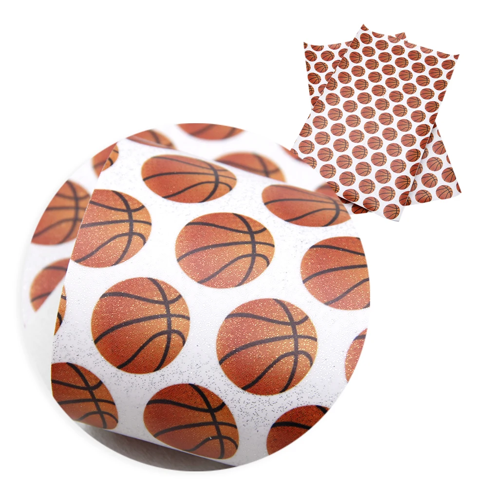 20*34 см баскетбольные напечатанные синтетические кожаные материалы для ручных поделок для сережек чехол для телефона, 1Yc5834
