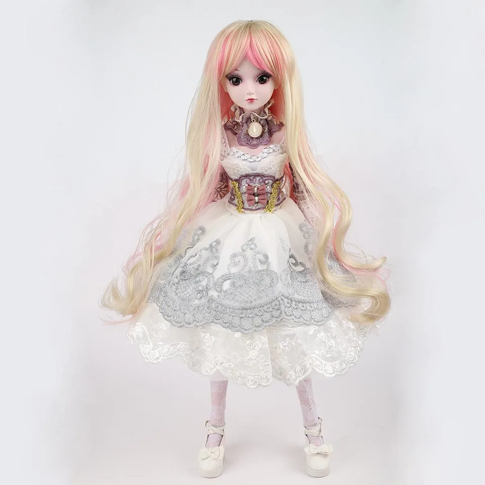 Allaosify куклы аксессуары 1/3 1/4 Bjd парик кукла волосы парик маленький демон Длинные прямые парик челка милые девочка и мальчик детские волосы