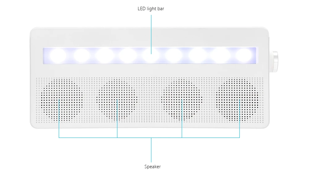 Bts 23 Under Cabinet Bluetooth Kitchen Stereo Speaker With Led