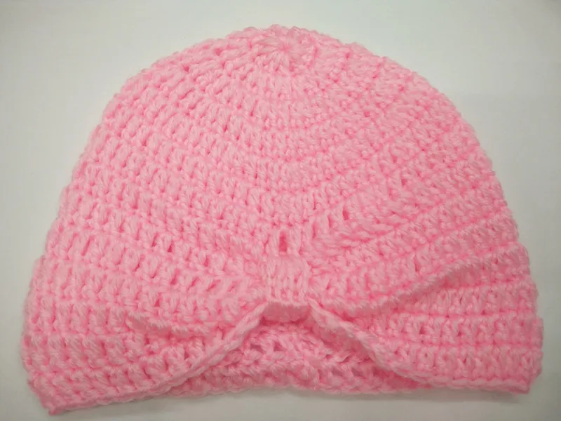 pink 10 шт./лот вязаный детский головной убор Детские хлопковые колпачки унисекс шапки для мальчиков и девочек реквизит для фотосессии новорожденных шапочки аксессуары - Цвет: pink