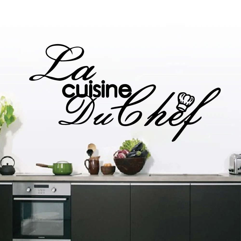 

Creative duchef cuisine Cartoon Wall Decals Pvc Mural Art Diy Poster For Baby's Rooms Wall Art Decal