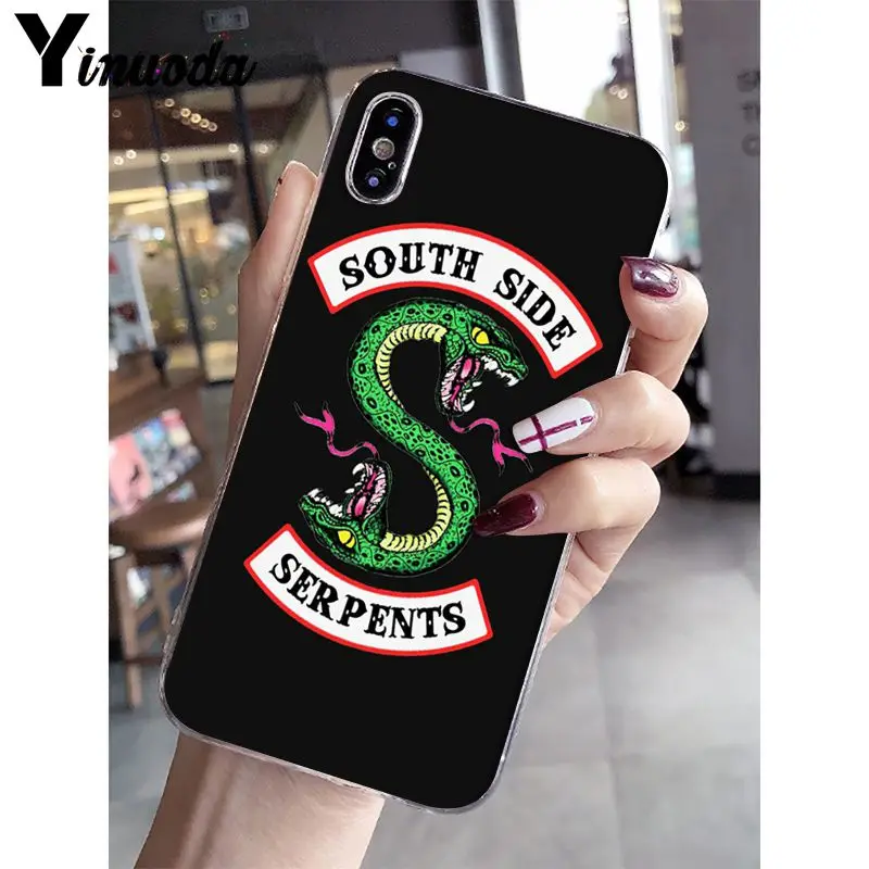 Yinuoda American TV Riverdale Jughead Jones Transparent Cell Phone Case for iPhone X XS MAX 6 6s 7 7plus 8 8Plus 5 5S SE XR