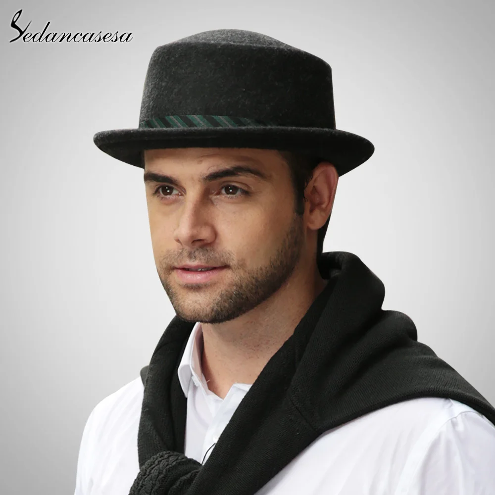 mens white derby hat