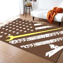 Скандинавский стиль 3D шаблон ковер большой размер гостиная спальня чай Настольный коврик и ковер прямоугольной формы против скольжения напольный коврик