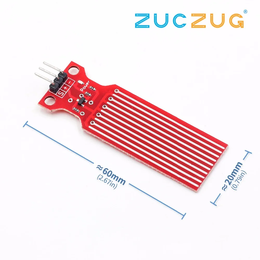 

Water Level Sensor Water Sensor Water Droplet Detection Depth Compatible with UNO MEGA 2560