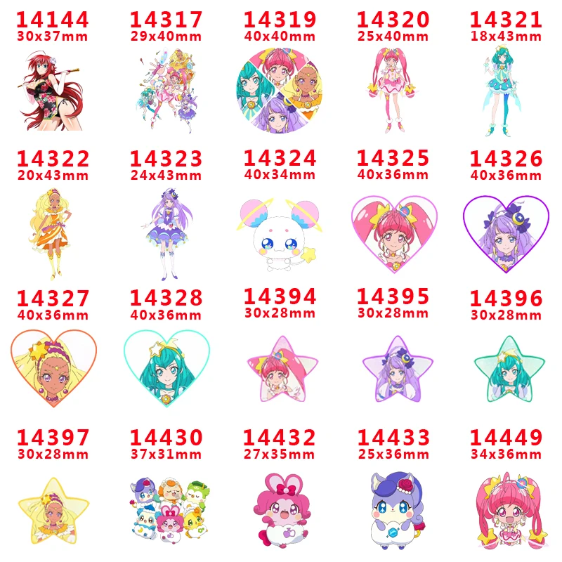 

Free shipping 30 pcs cartoon character planar resin PR 14144