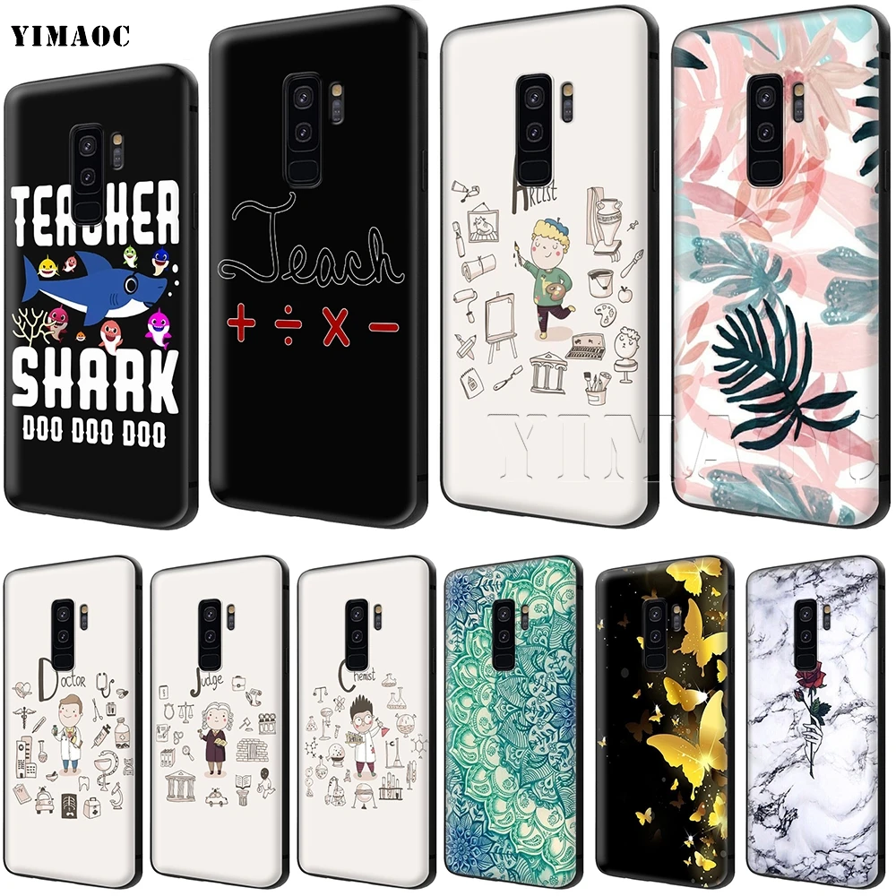

YIMAOC Teacher Artist Chemist Doctor Judge Soft Silicone Case for Samsung Galaxy S6 S7 Edge S8 S9 Plus A3 A5 A6 Note 8 9