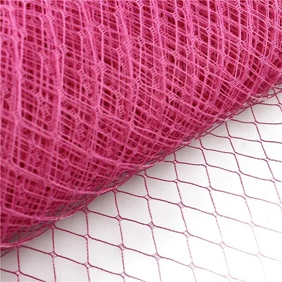 as picture Marron или 25 цветов 1"(25 см) клетка Veiling Дамская Шляпка вуаль Очаровательная винтажная ручная работа DIY аксессуары для волос 10 ярдов/лот v25 - Цвет: as picture