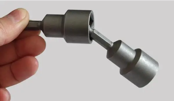 

Free shipping 2PCS 1/4" hex magnetic sleeves H19*65mm hexagonal sockets,electric drill driver socket 65mm length 1/4"hex shank