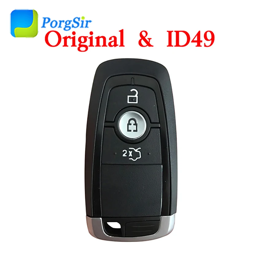 

New Type Genuine 434 MHz 3 Button Proximity Keyless Go Key Remote Control With Hitag Pro ID49 Chip for Ford 2015 2016 2017 2018