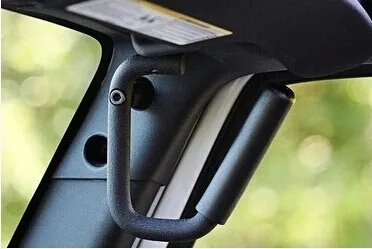 Front & Rear Steel Grip Handles Compatible with Jeep Wrangler JK 2007-2019 Wild Boar Front Grab Handles Grab Bar Rear Front Grab Safety Handle 