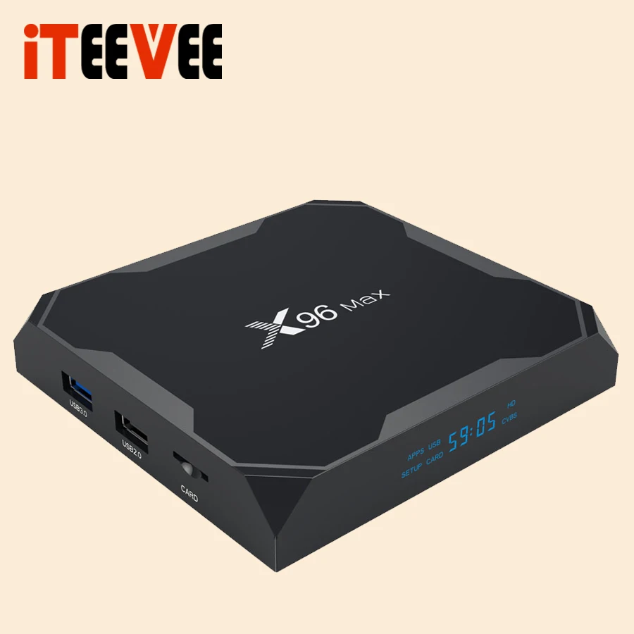 X96 MAX Smart tv Box Android 9,0 телеприставка 2G16G/4G32G/4G64G Amlogic S905X2 четырехъядерный процессор Cortex A53 2шт