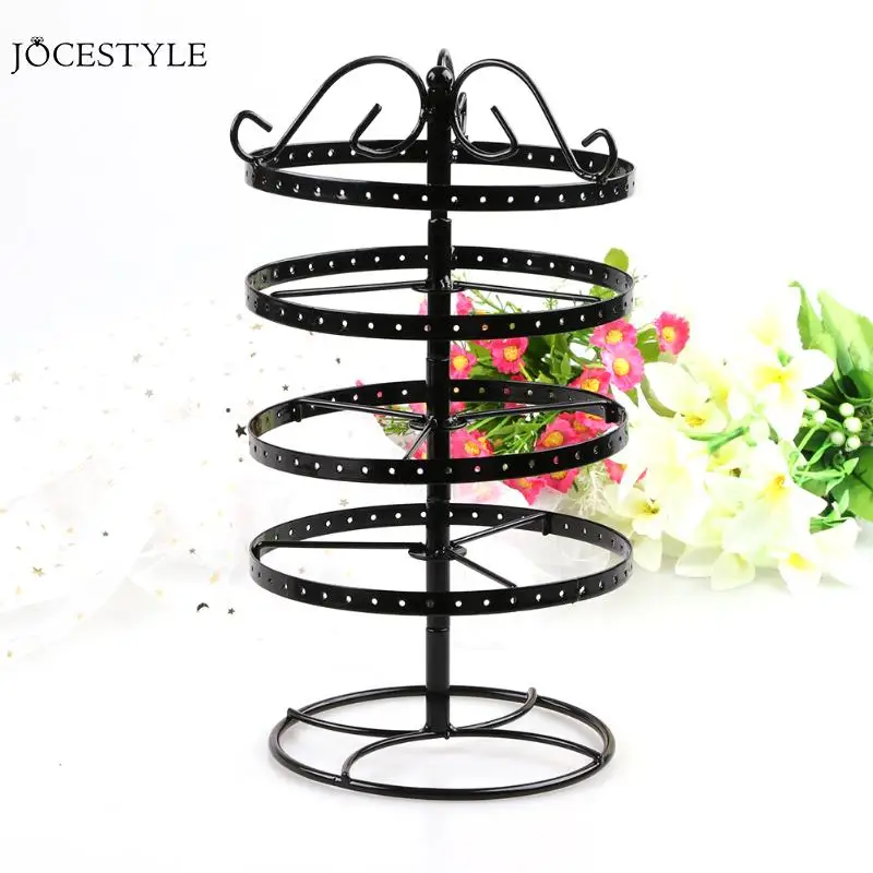  Multifunctional Metal Necklace Chain Bracelet Rotation Holder Detachable Earring Jewelry Display St