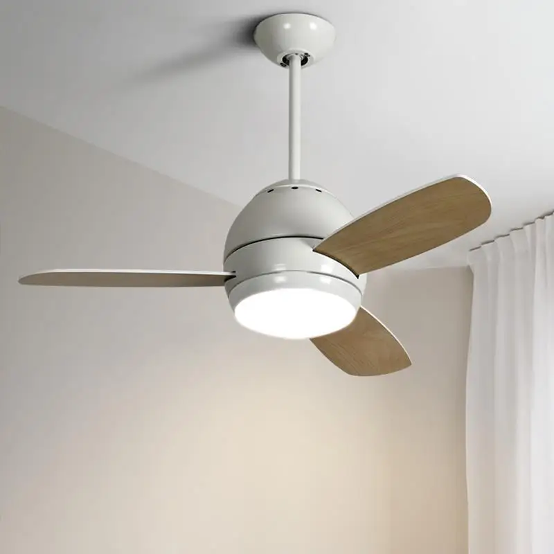 

Ceiling Fans with lights modern minimalist restaurant bedroom ceiling fan light remote control dimming decorative ceiling lamp