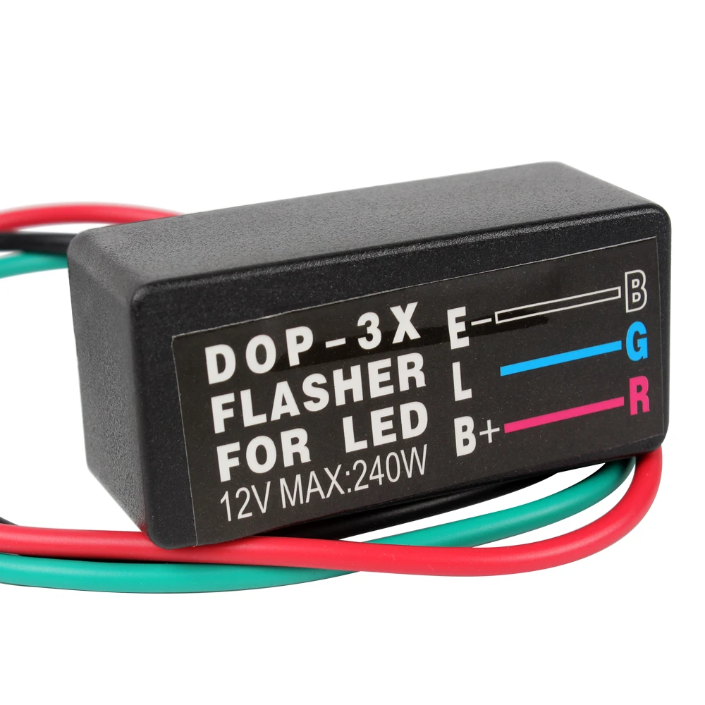 

12V Moto Accessories LED Turn Signal Light Indicator Resistor Motorcycle Blinker Flasher Relay 12V 3 Pin Flasher For Motorcycle