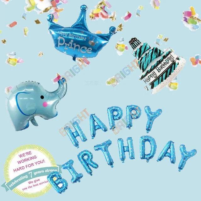 1 set happy birthday