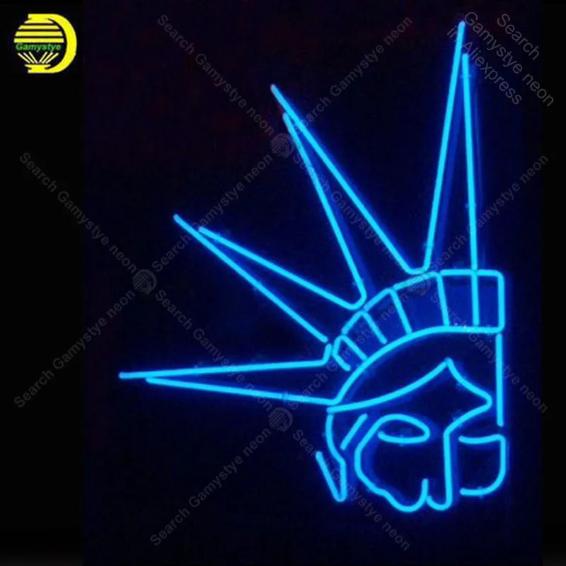 Неоновые вывески Liberty Face украшение на стену комнаты подсветильник ка из