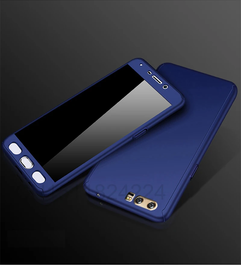 360 Full Honor 7A Russian version Shockproof Phone Cases For Huawei Y5 2018 Case With PC For Huawei Y5 2018 Prime Tempered Glass (19)