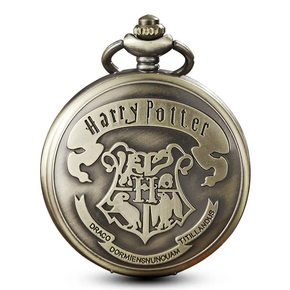 Harry Potter Pocket Watches Vintage School Hogwarts SLYTHERIN RAVENCLAW Quartz Pocket Watch with chain necklace pendent for Men Harry Potter Pocket Watches Vintage School Hogwarts SLYTHERIN RAVENCLAW Quartz Pocket Watch with chain necklace pendent for Men