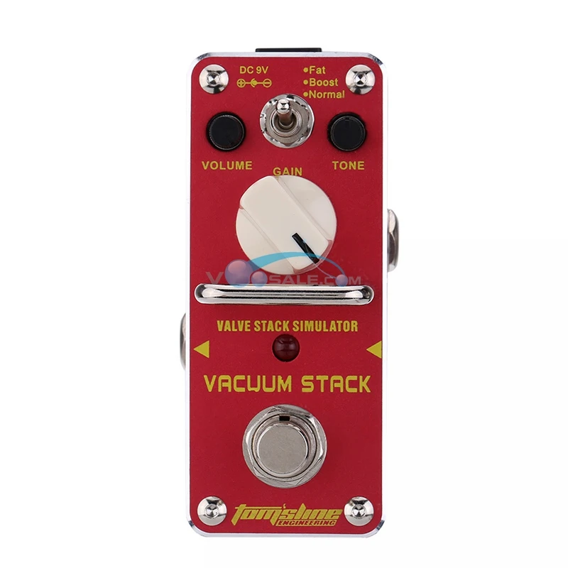 AVS-3 VVacuum стека симулятор Guitarra гитары педаль эффектов Аромат Мини-педали эффект, Подлинная обходная цепь гитара, аксессуары для гитары педаль