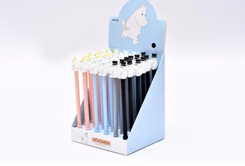 

korea Hippopotamus design gel ink Pen Kawaii needle Pen student Writting pen office school prize staitonery item 36pc/lot zf1700