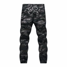 M-5XL, мужские осенние узкие шаровары, мужские камуфляжные военные штаны, свободные удобные брюки-карго, камуфляжные штаны для бега