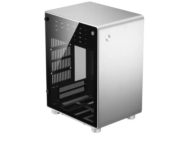 Jonsbo U1 PLUS Mini-ITX боковой Алюминиевый Чехол для компьютера - Цвет: silver