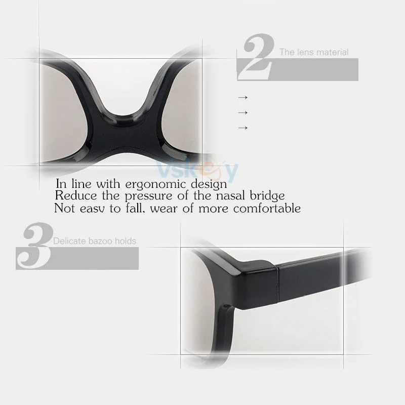 Passive Polarized 3D Glasses For 3D TV RealD 3D Cinema Movie Theaters System For Adults