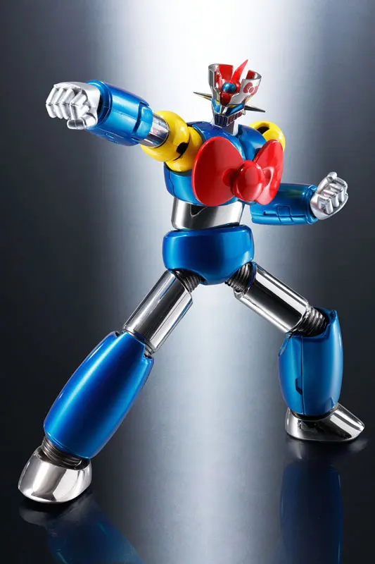 

Japan Anime "Mazinger Z" Original BANDAI Tamashii Nations Chogokin Action Figure - Mazinger Z (Hello Kitty Color)